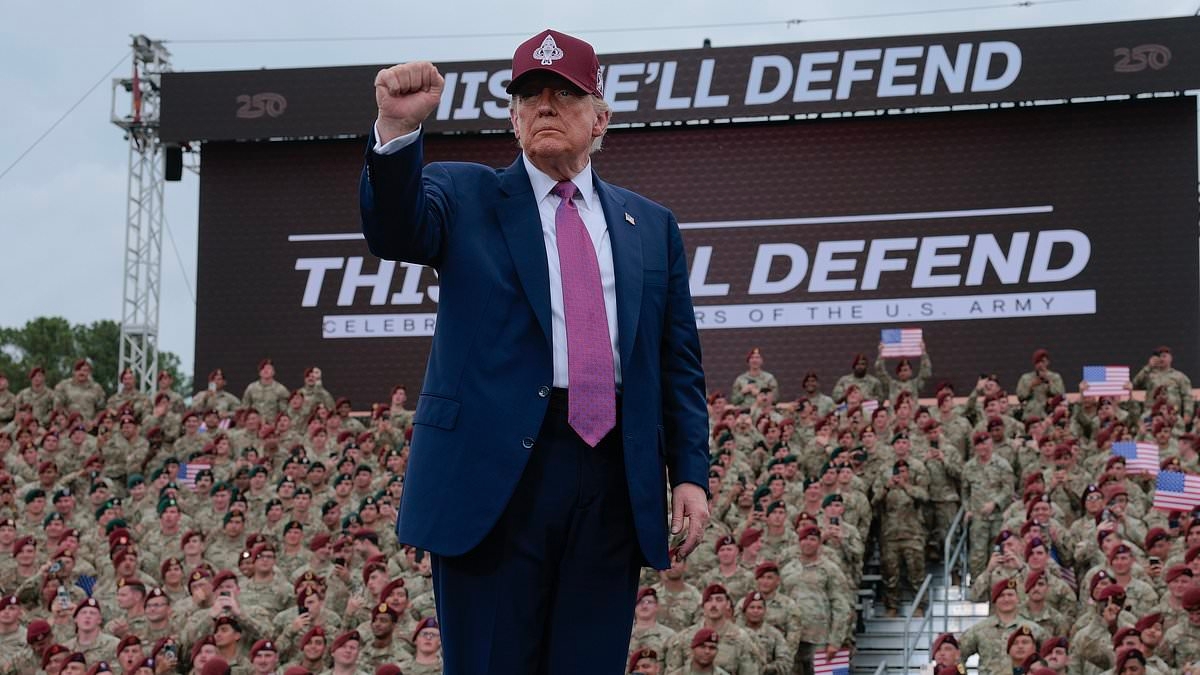 'These animals proudly carry other countries' flags but only burn the American flag': Trump condemns 'foreign invasion' as he prepares full anti-immigration assault on five US cities and LA enters lockdown