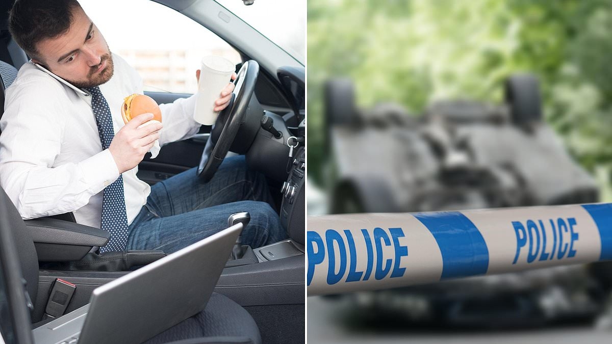 EXCLUSIVE How 15m drivers multitask behind the wheel - and some activities are downright disgusting...