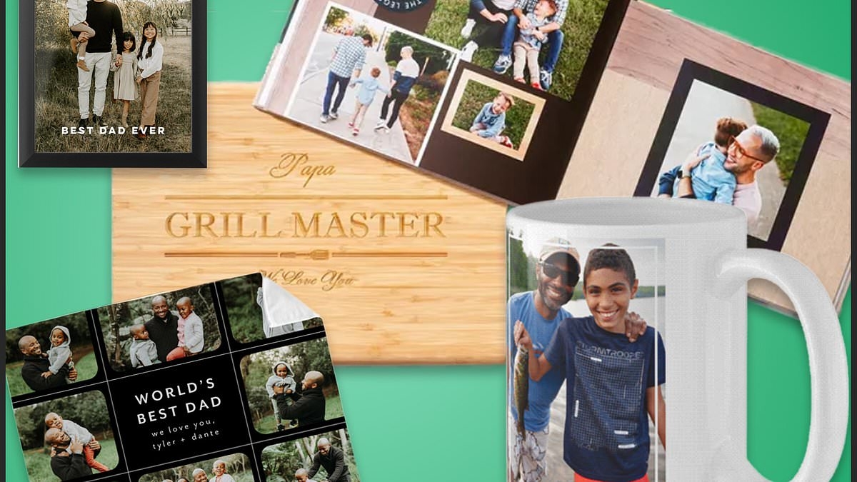 Save up to 50% on Father's Day gifts from Shutterfly - photo books, mugs, blankets & more