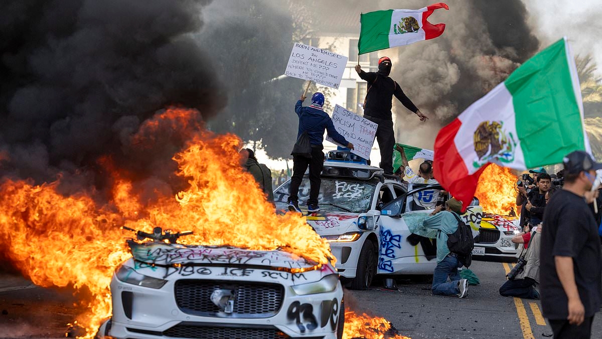 Joe Rogan's podcast predicted violent LA riots two years ago leaving viewers stunned