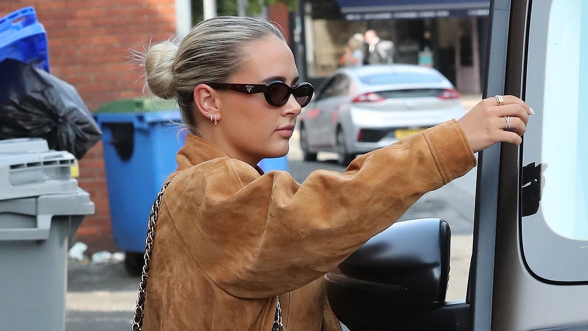 Molly-Mae Hague gets her FOURTH parking ticket of the year as she leaves £200k G Wagon outside her Cheshire office while filming her Amazon series