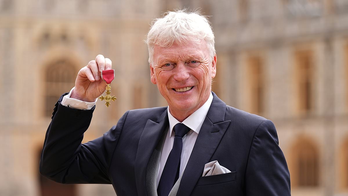 David Moyes continues a family tradition and reveals the unique way he learned of OBE as the Everton boss receives award for services to football