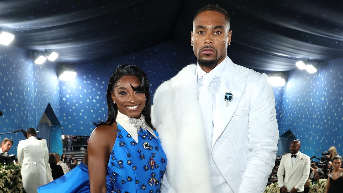 Simone Biles' husband Jonathan Owens breaks cover amid Riley Gaines trans feud