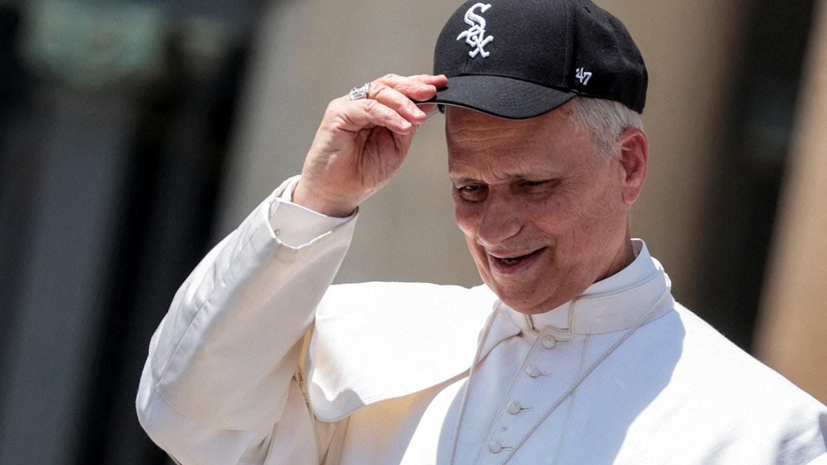 Pope Leo sends White Sox fans into meltdown as Chicago native dons team cap to greet Vatican visitors