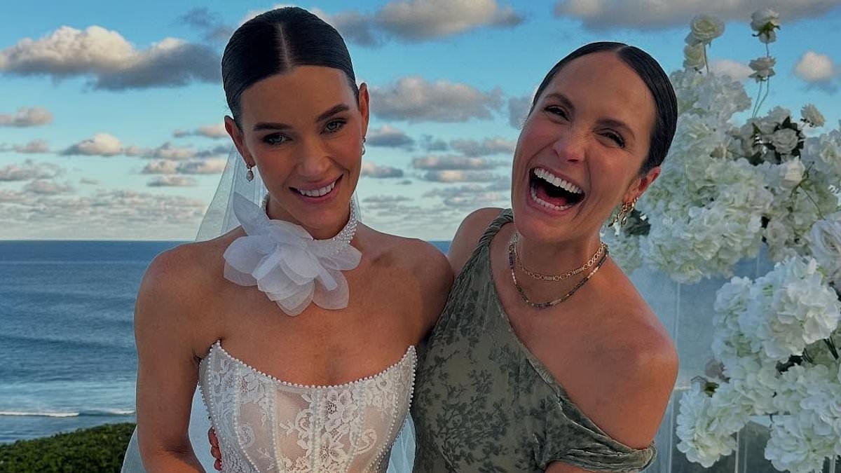 Brittany Hockley showcases wild outfit changes at wedding to Ben Siegrist and the shock measures she had in place to make it down the aisle