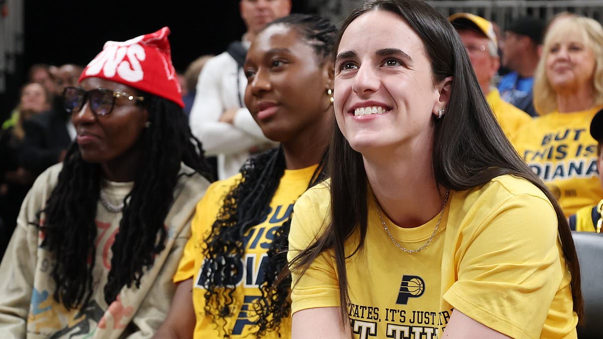 BREAKING NEWS Caitlin Clark goes viral for choke sign as Pacers take 2-1 lead over Thunder in NBA Finals