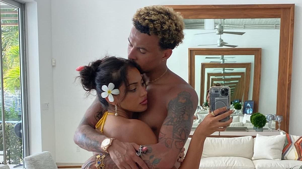 Dele Alli 'splits with girlfriend Cindy Kimberly following trip to Ibiza' as model unfollows Como star on social media