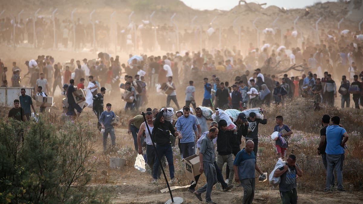 Hamas 'kills five Gaza Humanitarian Foundation aid workers' and 'may have taken others hostage', US-Israeli-backed organisation claims
