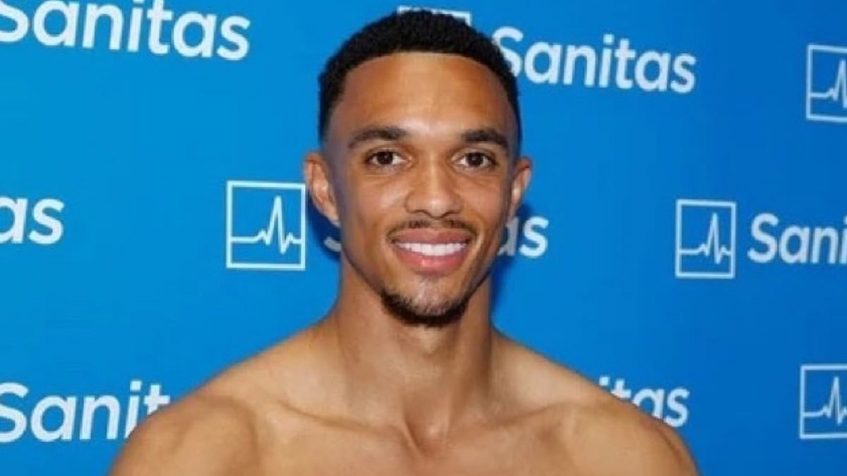 BREAKING NEWS Trent Alexander-Arnold is unveiled by Real Madrid at his medical - but is forced to take a new shirt number after being BANNED from taking his Liverpool 66
