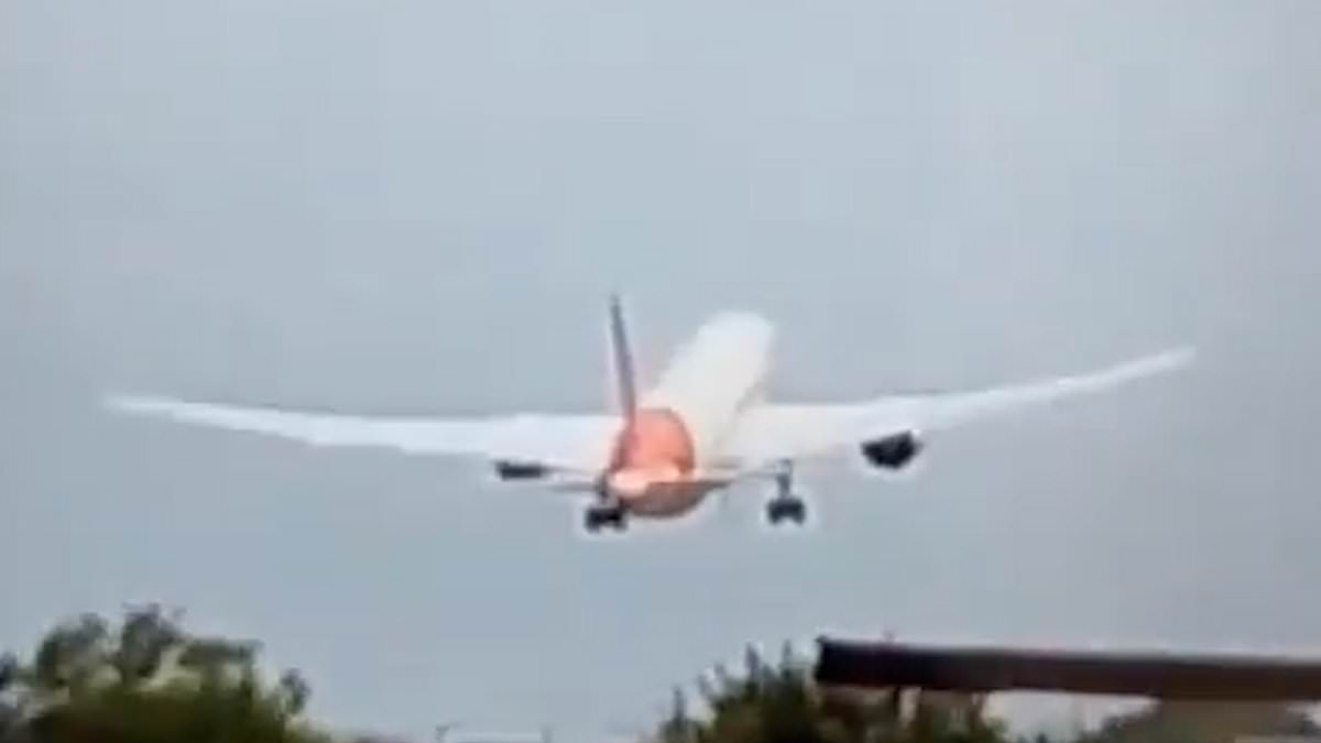 Videos show horrifying moment India-Gatwick flight crashes in huge fireball just moments after take-off