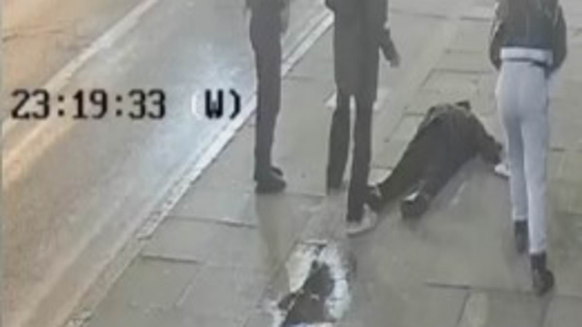 Shocking moment girls aged 15, 16 and 17 surround 75-year-old man in the street and beat him to death while filming on mobile phone - as they admit killing