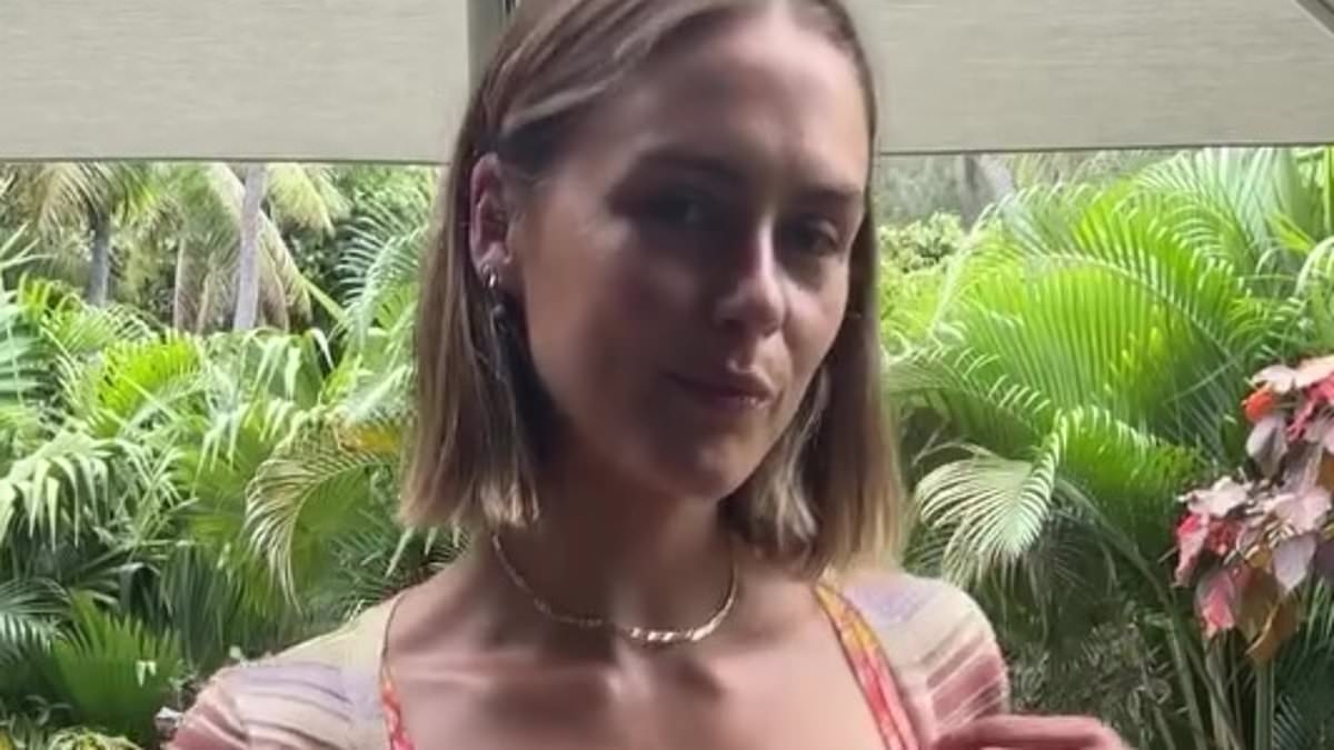 Steph Claire Smith shares candid images of her postpartum body after welcoming her first child as she urges new mums to 'be gentle with themselves'