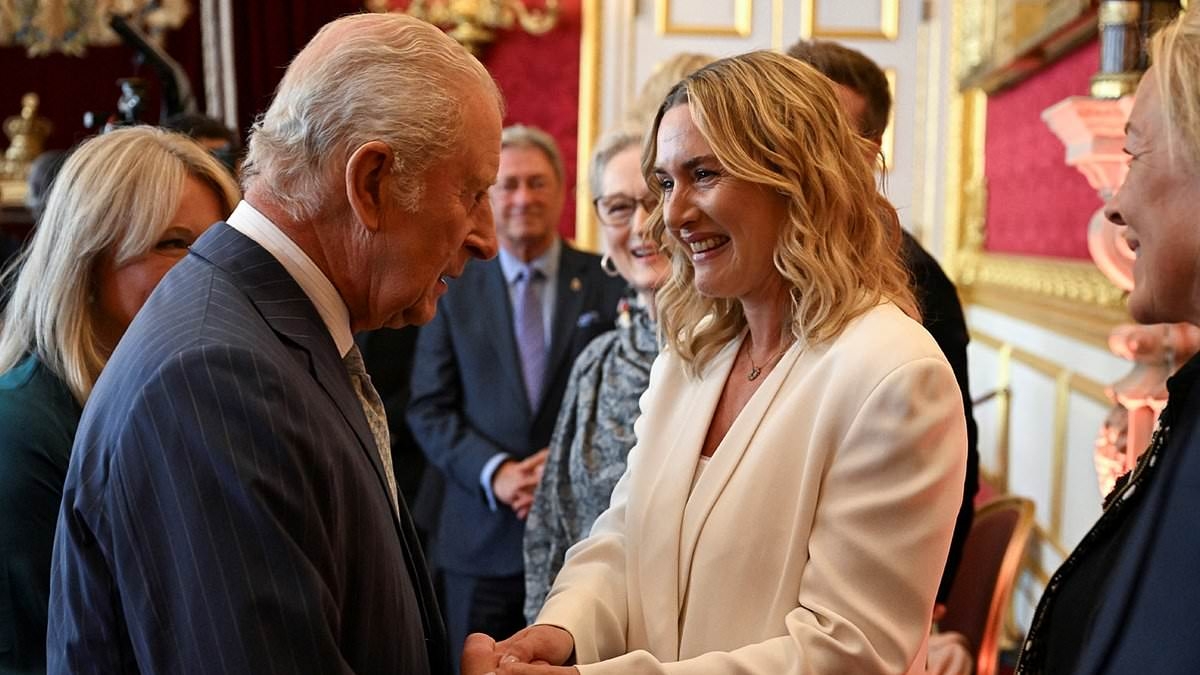 Charles' VERY celeb-filled ceremony: Royal rubs shoulders with Meryl Streep, David Beckham and Kate Winslet as the stars turn out for the King's Foundation Awards in London