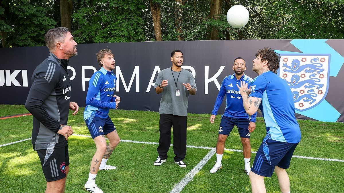 Famous pop star appearing at Soccer Aid could have had VERY different career as it's revealed he was previously on the books of major Premier League club
