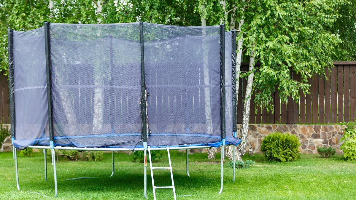 Girl, three, died when mini-tornado blew trampoline she was jumping on into the air, inquest hears