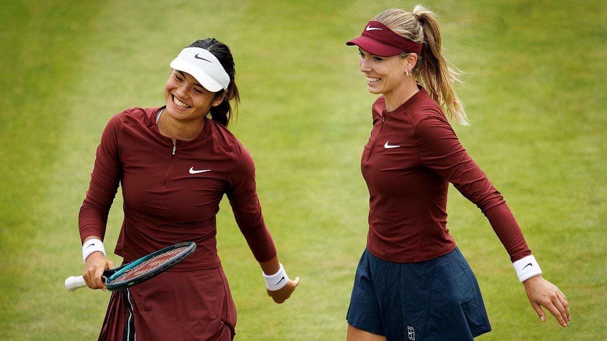 Katie Boulter drops hint about the future of Emma Raducanu doubles partnership - after 'Boultercanu' duo were knocked out at Queen's