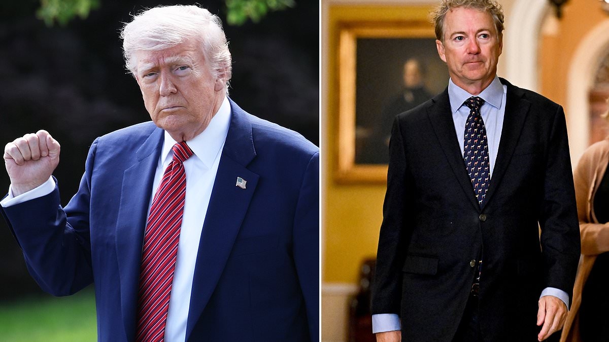 Trump's epic four-word troll of Republican against his 'big beautiful bill' after claiming he was snubbed from White House picnic