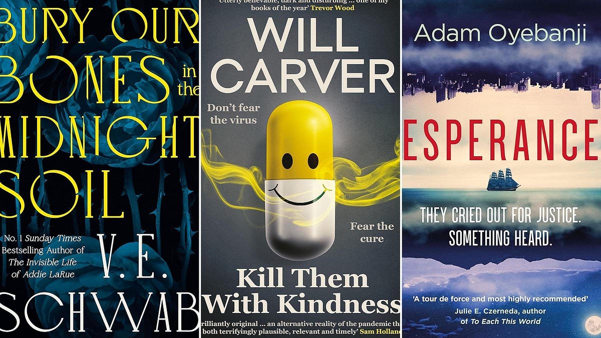 From bloodsucking vampires to time travelling humanoids; the best Science Fiction out this month: Bury Our Bones in the Midnight Soil by V. E. Schwab, Kill Them with Kindness by Will Carver, Esperance by Adam Oyebanji