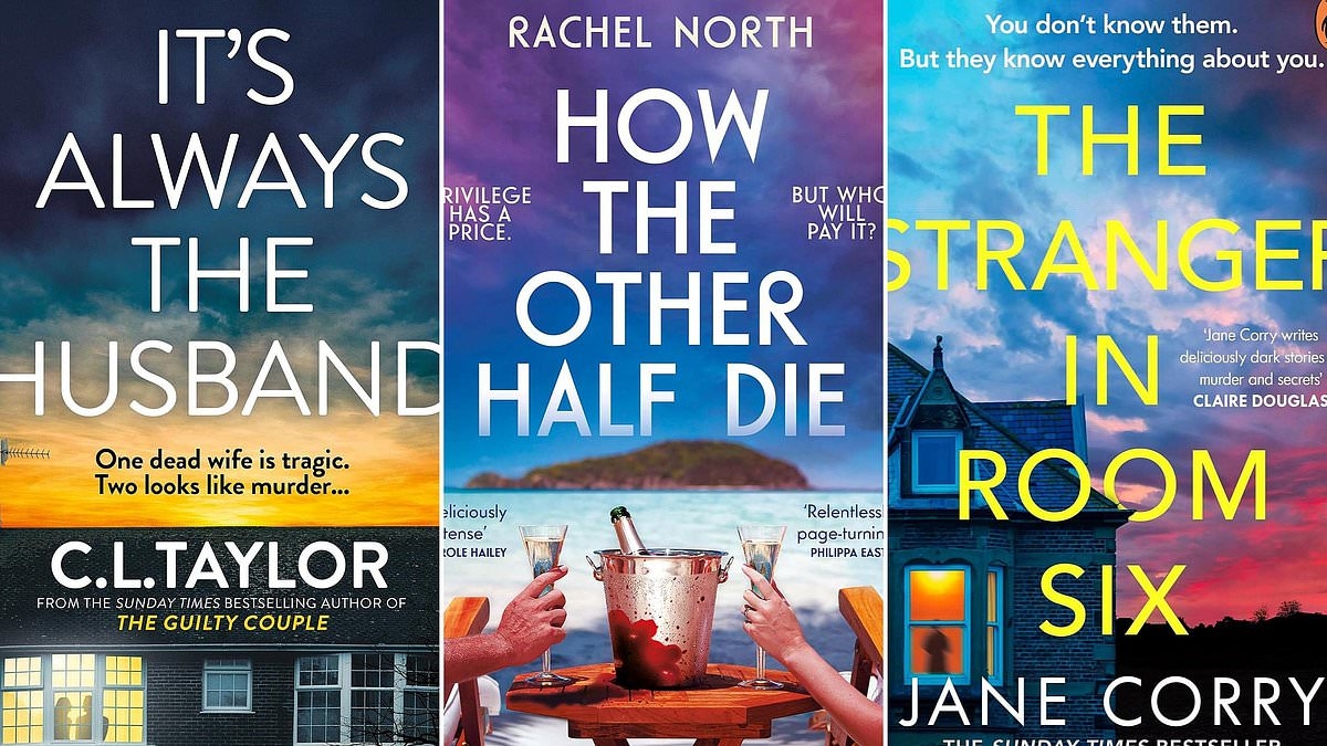 Succession meets White Lotus in this week's Psychological Thrillers: It's Always the Husband by C. L. Taylor, How the Other Half Die by Rachel North, The Stranger In Room Six by Jane Corry