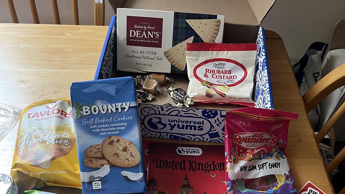 British people left baffled by 'UK themed snack box' sold to Americans filled with 'products they've never seen' for an extortionate price