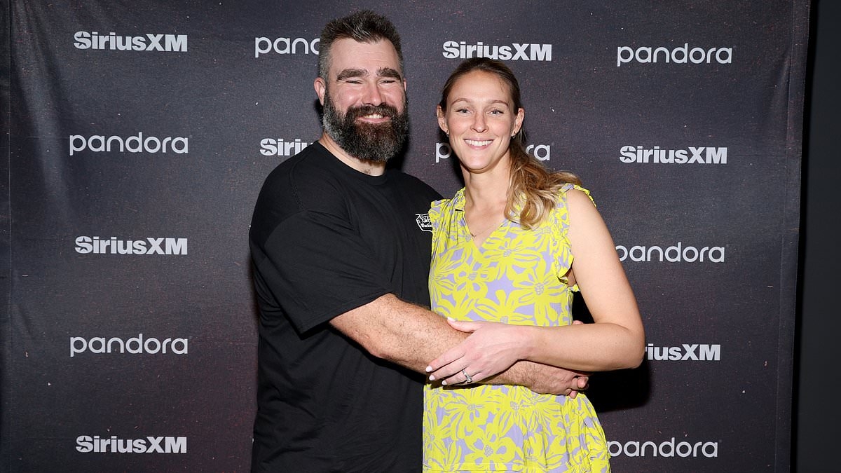 Kylie Kelce left disturbed by Eagles fan's revolting tattoo of husband Jason in the nude