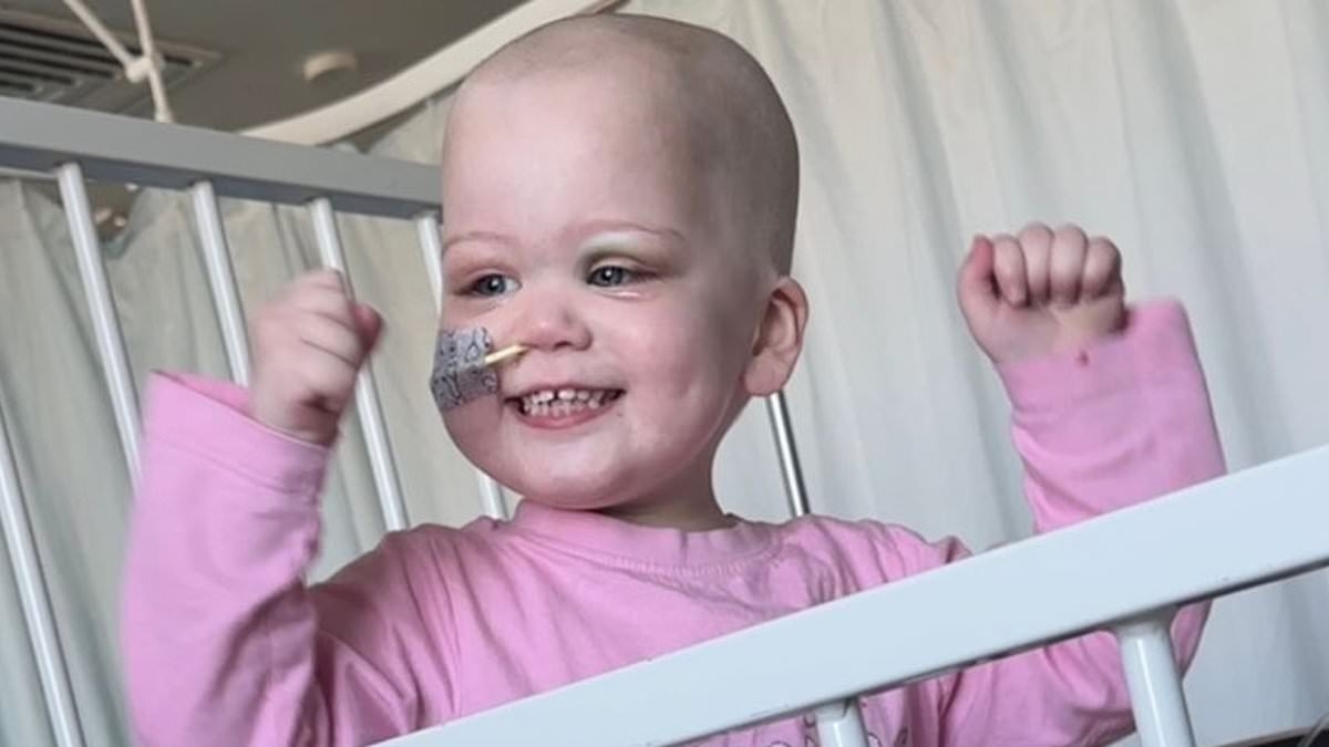 EXCLUSIVE My toddler had a fall when she was playing and woke up the next day with completely BLACK eyes... now she's been diagnosed with an ultra-agressive cancer and we don't know how long we have left