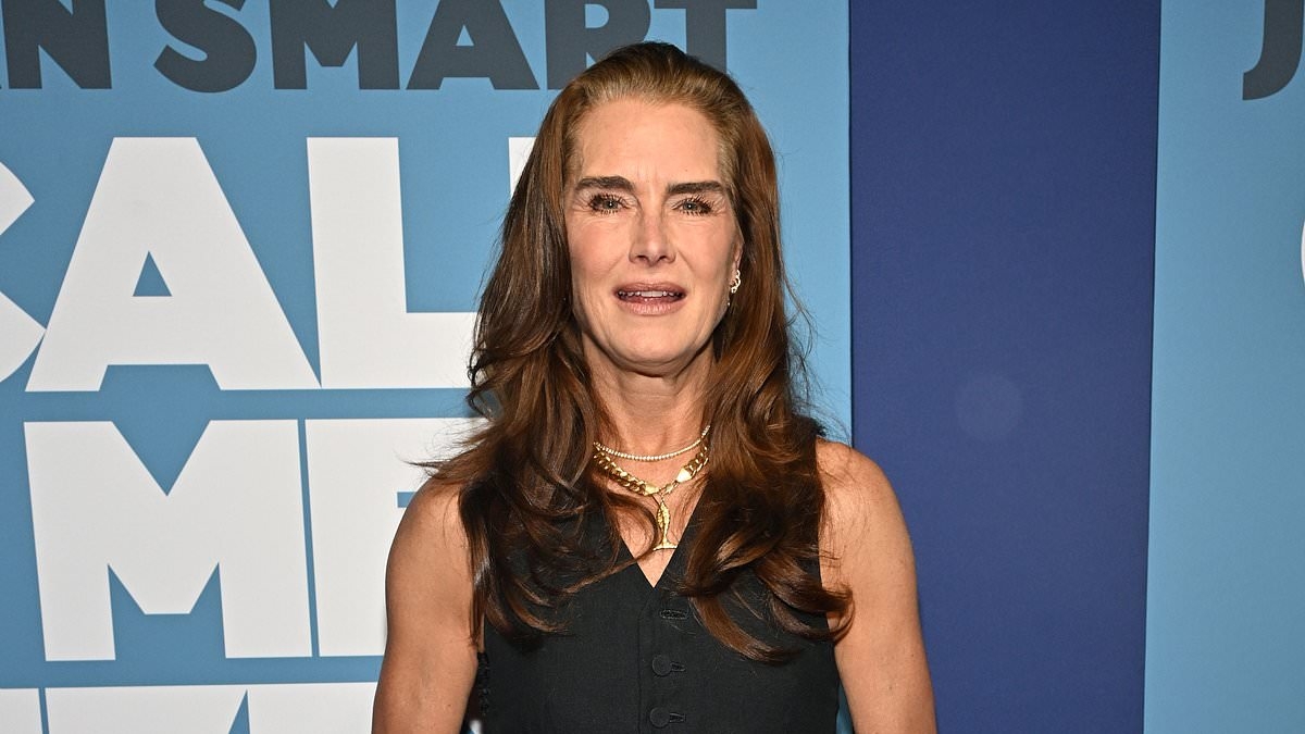 Brooke Shields rocks youthful look at Call Me Izzy Broadway opening after calling Meghan Markle 'too precious'