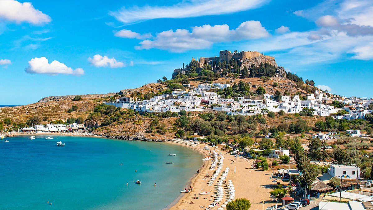 British tourist, 68, is found dead on beach at famous Greek island resort town