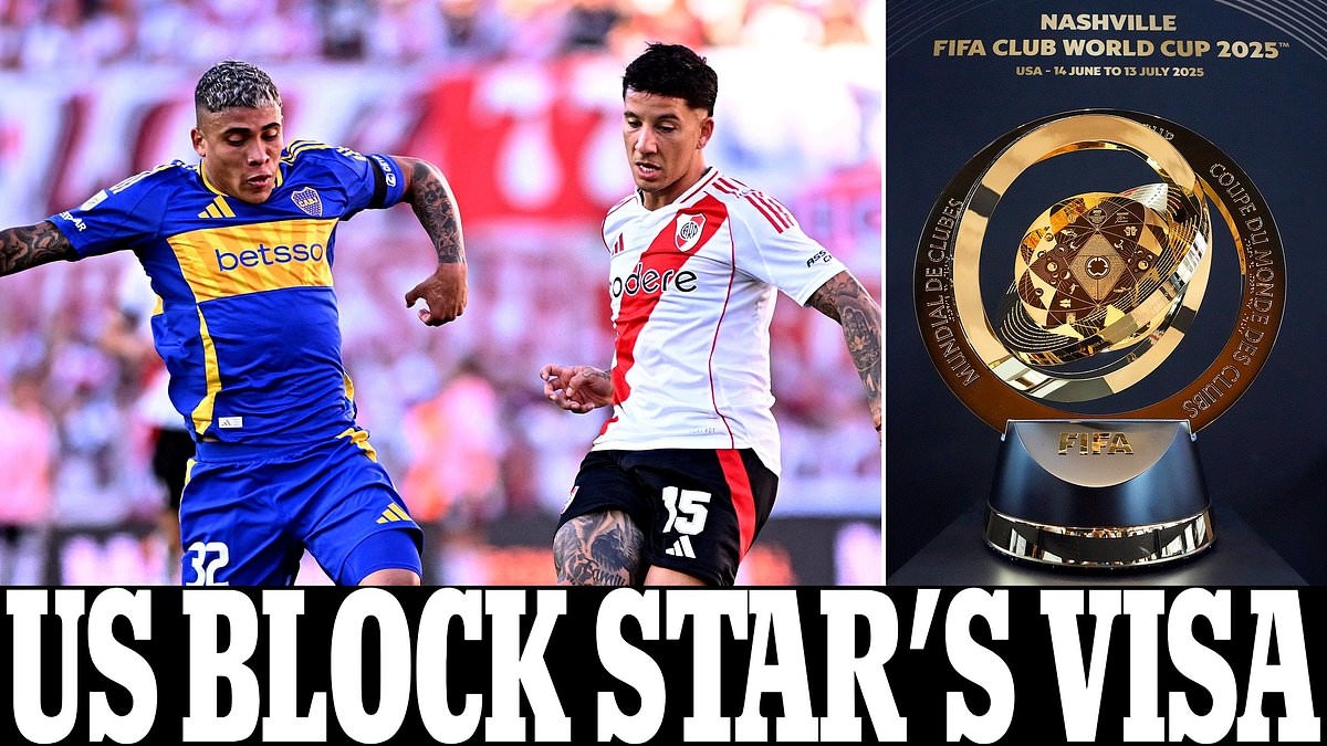BREAKING NEWS Club World Cup star is BLOCKED from entering the US with visa application denied twice 'over attempted robbery involvement' - leaving forgotten ex-Man United man to start
