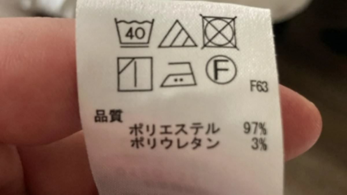 People are only just realising what the triangle symbols on laundry labels are for