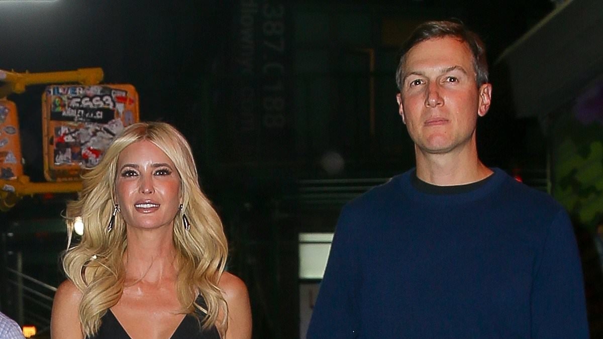 Bleary-eyed Ivanka Trump walks hand-in-hand with husband Jared after partying at shock NYC location