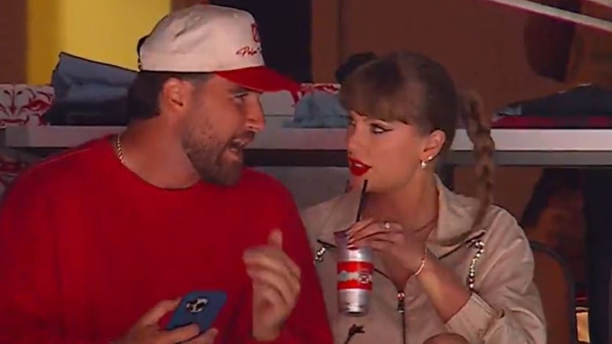 Taylor Swift fans beg Travis Kelce to cover up as he nearly repeats wardrobe malfunction on date night