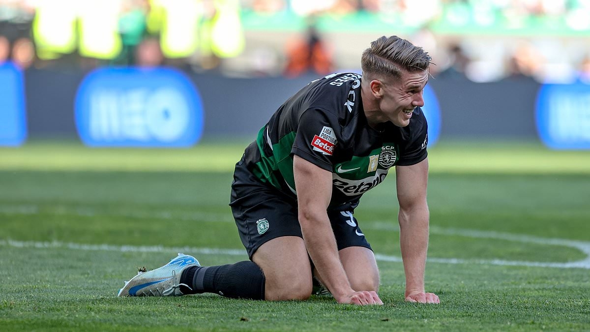 Viktor Gyokeres transfer saga takes a bizarre twist after 'fake' quotes from Sporting Lisbon star's agent as war of words continues over £84m Man United and Arsenal target