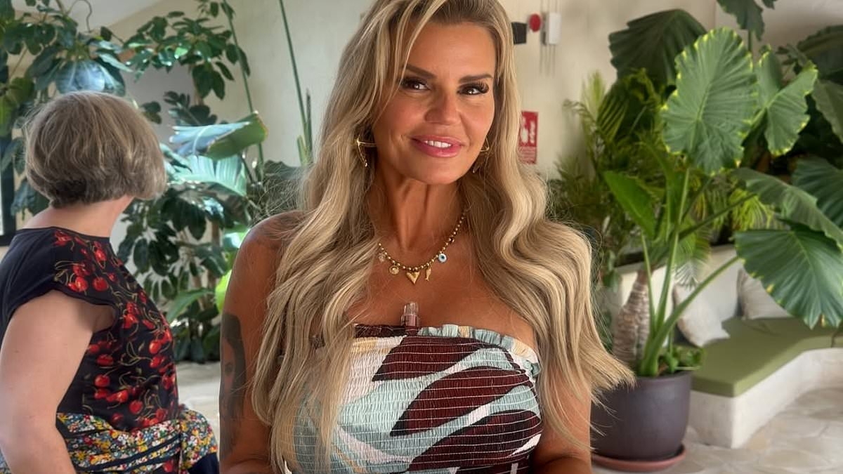 Surprising age gap between Kerry Katona, 44, and her new hunky boyfriend is revealed - after couple were pictured for the first time