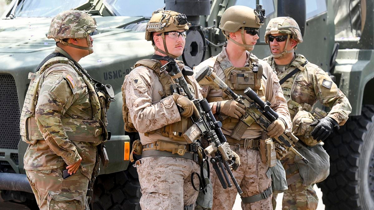 Hundreds of Marines enter LA ahead of mass protest... but their mission is not what you'd expect