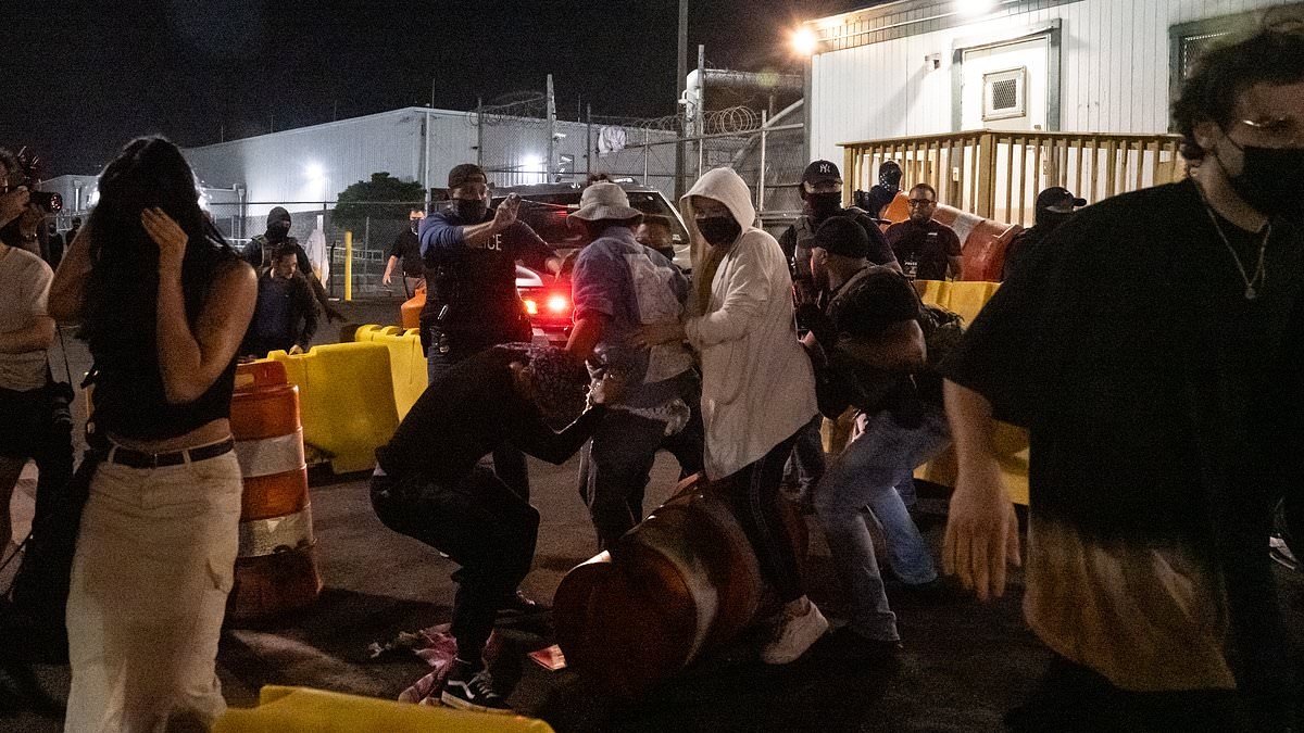 Four dangerous migrants ESCAPE from New Jersey ICE detention center after woke protesters spark chaos