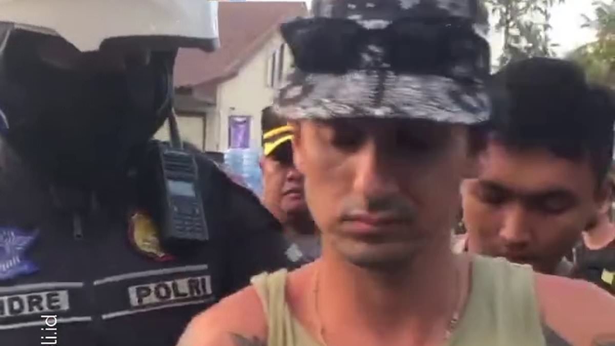 Watch the shocking moment an Aussie is allegedly caught with drugs during a routine Bali traffic stop
