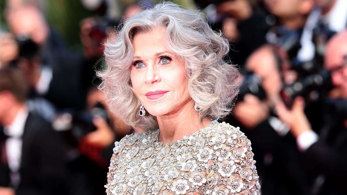 Jane Fonda, 87, shocks Melbourne crowd with X-rated Trump rant and admits her 'shop is closed due to flooding' in astonishing tell-all