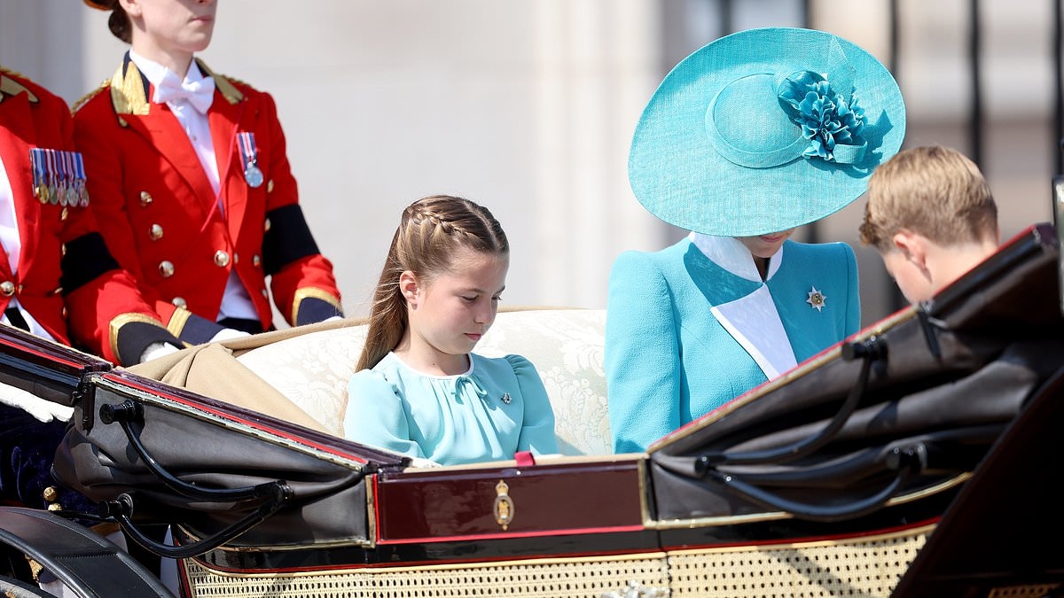 The emotional meaning behind Princess Charlotte's brooch at Trooping the Colour - as she pays tribute to her late great-grandmother Queen Elizabeth II