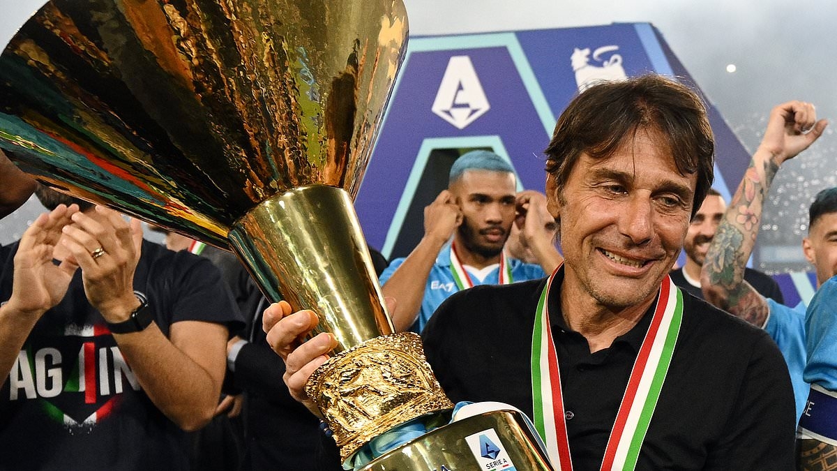 Antonio Conte aims another dig at Tottenham days after former club controversially sacked Ange Postecoglou and replaced him with Thomas Frank