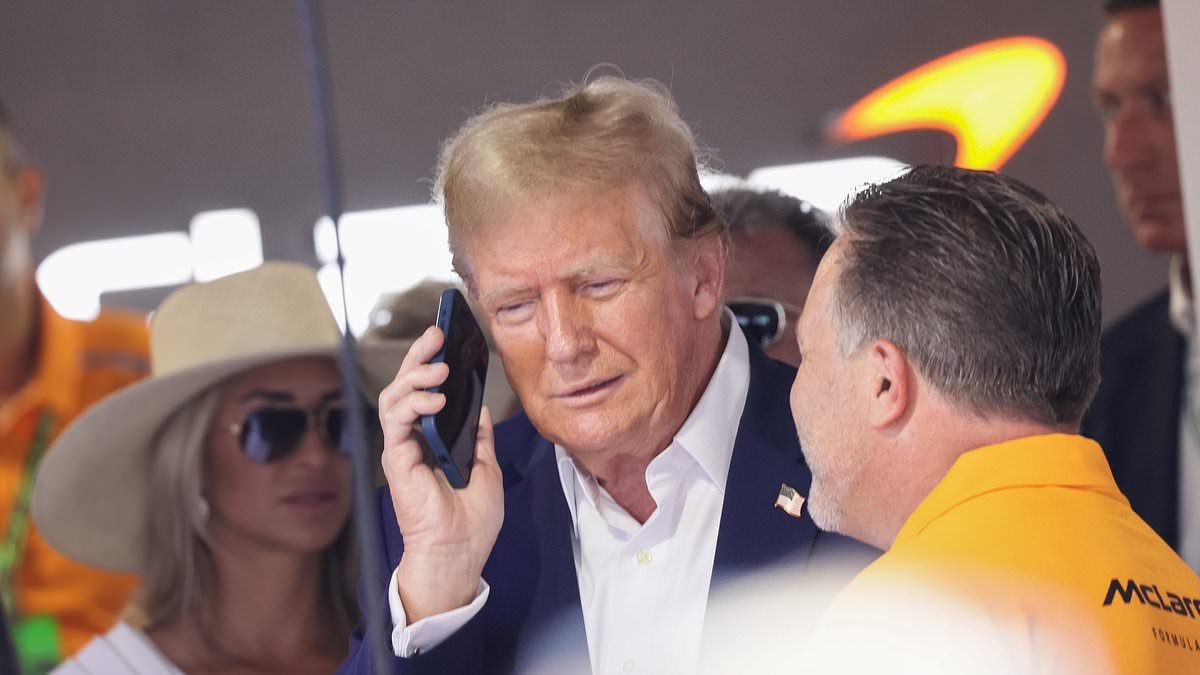 BREAKING NEWS McLaren pours cold water on bizarre claim that Donald Trump is set to drive one of its F1 cars in secret Austin test