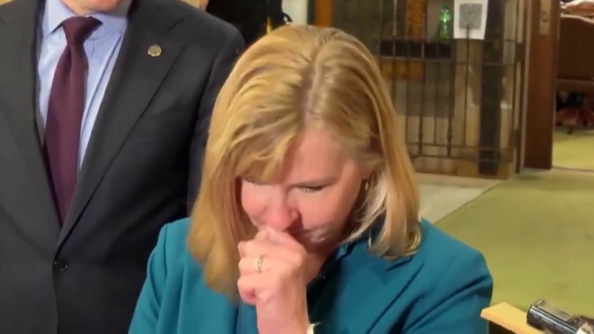 Slain lawmaker broke down as she defended brave vote days before 'politically motivated' shooting
