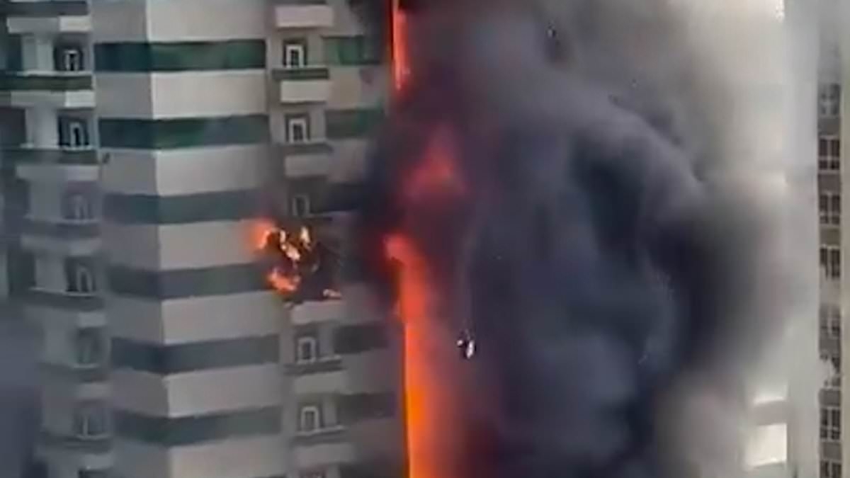 Inferno rips through 67-story Dubai skyscraper