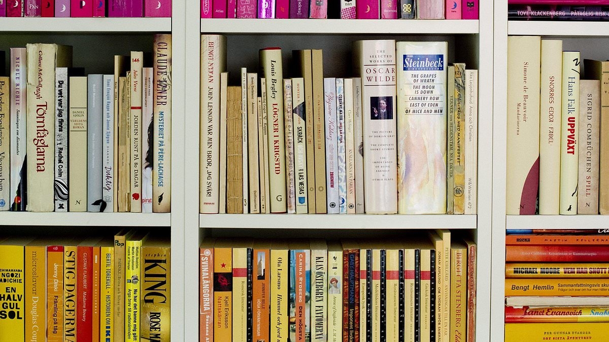 Wealthy families desperate to fill shelves so they appear well-read are snapping up books by the metre