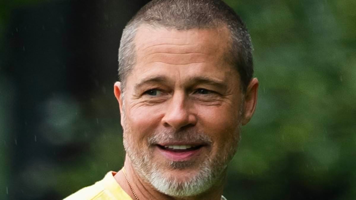 Brad Pitt, 61, debuts bizarre tie dye look in latest midlife crisis makeover