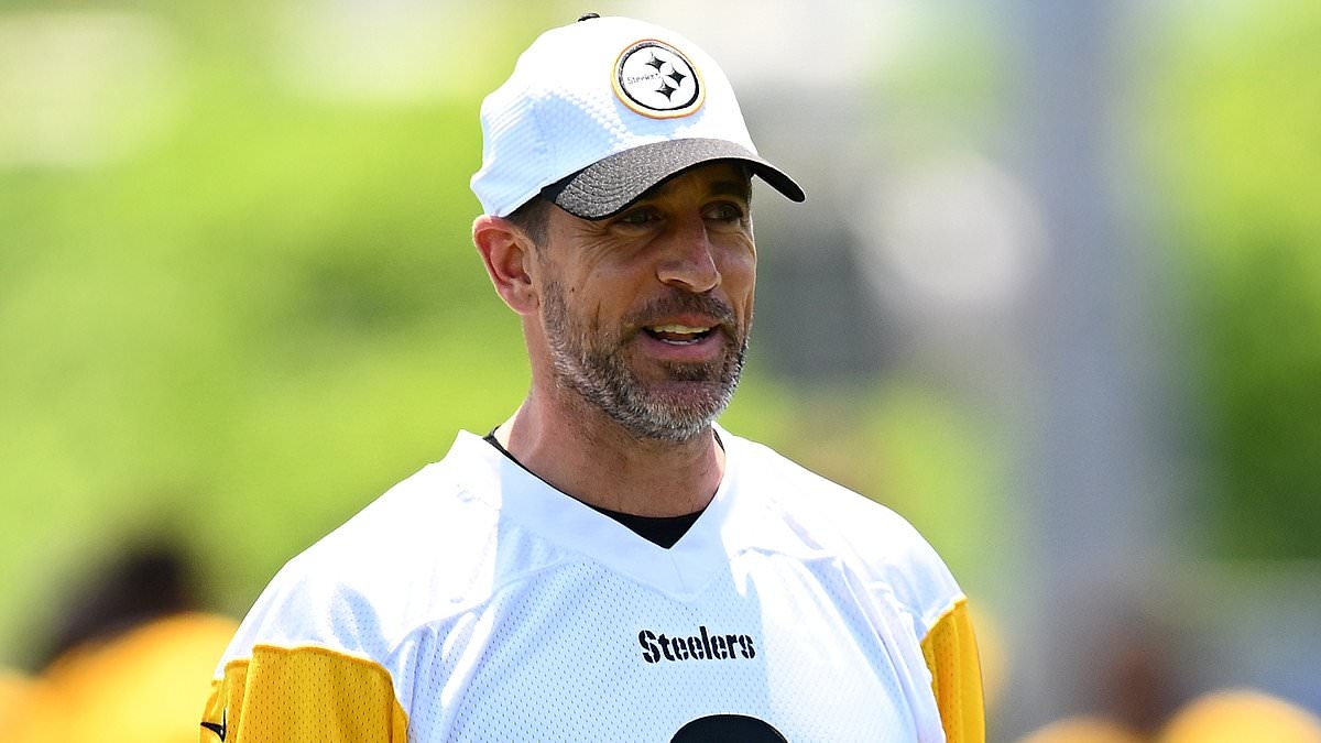 NFL fans spot concerning detail in Aaron Rodgers' Steelers team photo