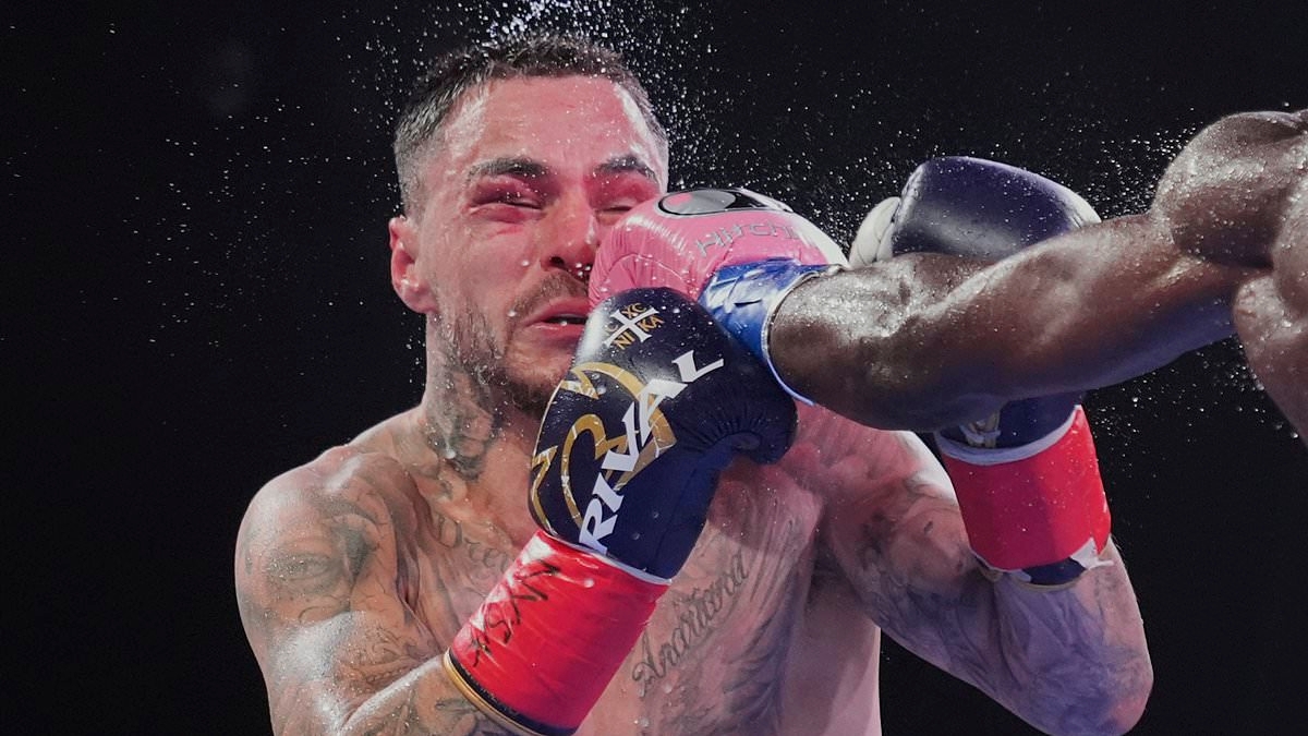 Gutsy George Kambosos battered in one-sided world title bout as Richardson Hitchins KOs Aussie