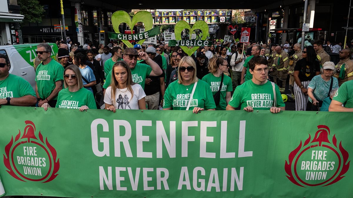 Bereaved and survivors call for justice on eighth anniversary of devastating Grenfell fire that killed 72 people ahead of tower block being pulled down