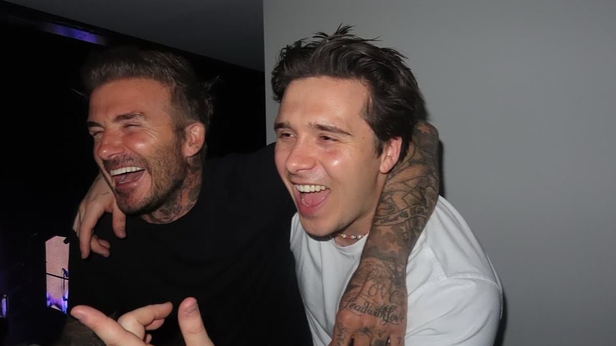 Victoria Beckham's heartbreaking Father's Day tribute to husband David filled with nods to son Brooklyn amid their family feud after he failed to acknowledge his dad's knighthood - as she leads celebrity posts