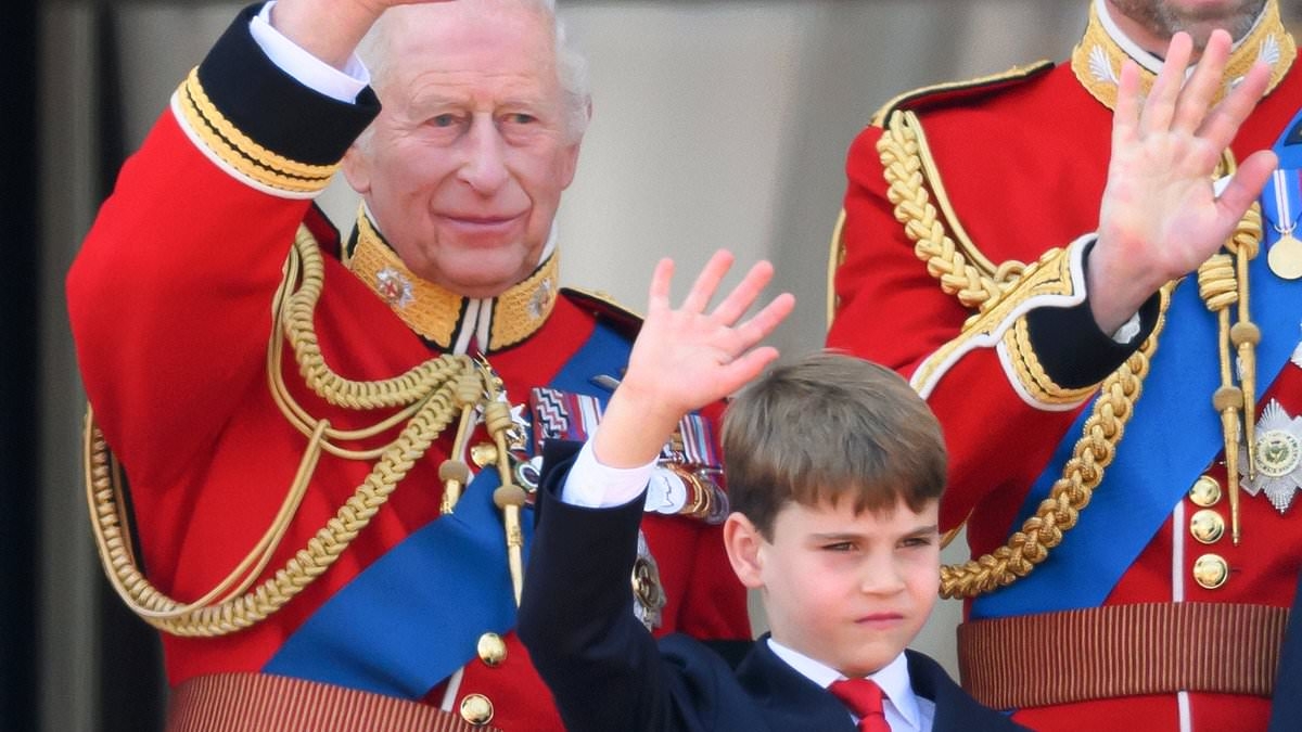 King Charles and Prince Louis's special bond: How cheeky seven-year-old channelled his doting grandfather on the Trooping the Colour balcony